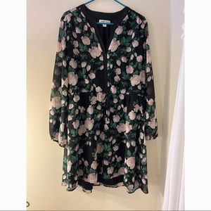 Wendy Bird long sleeve floral dress